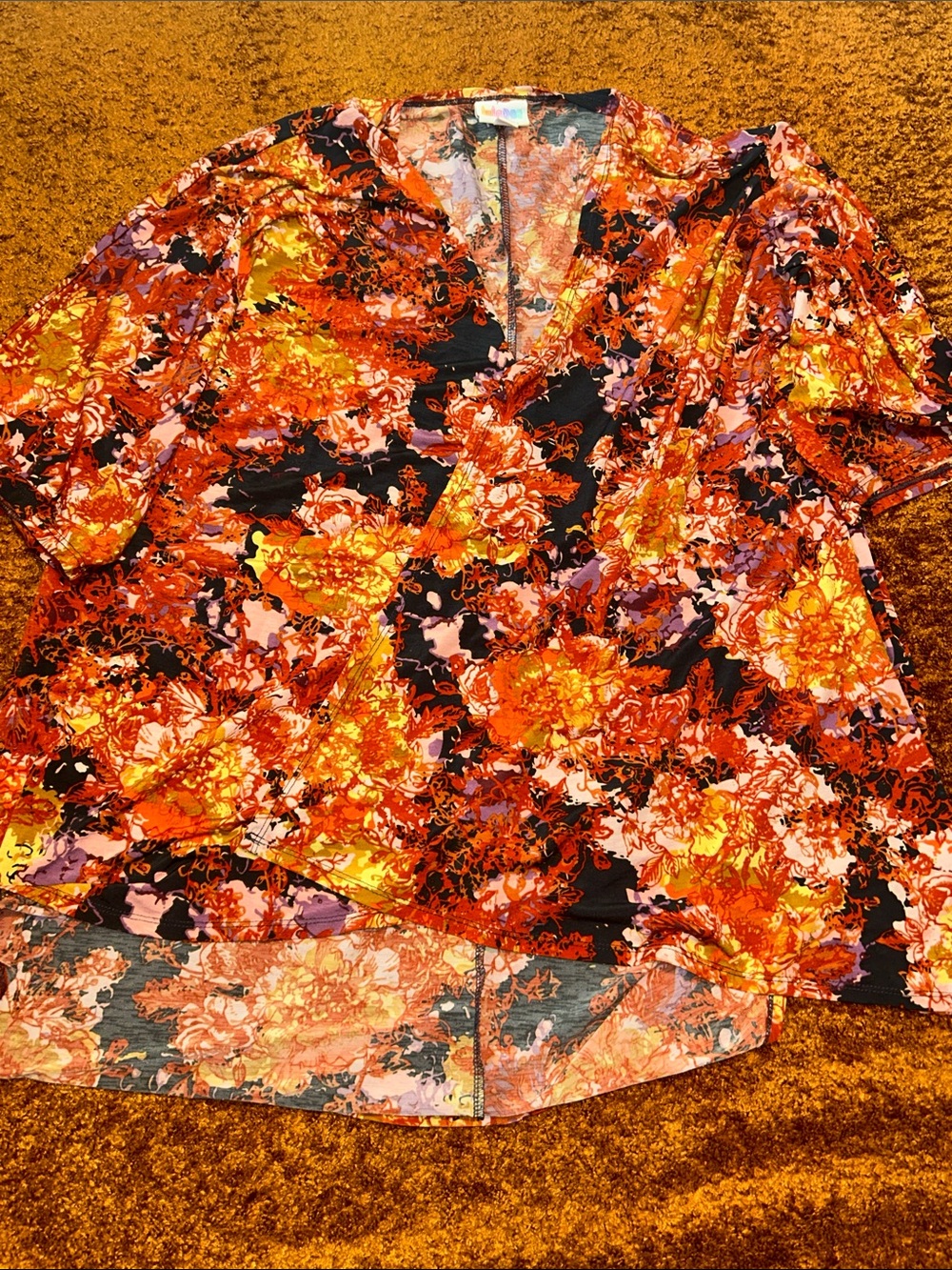 LuLaRoe Multicolor Floral Kimono